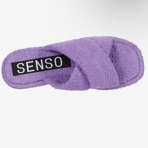 SENSO Inka IV Lavender Terry Towel Slides Sz 8 - Picture 2 of 11